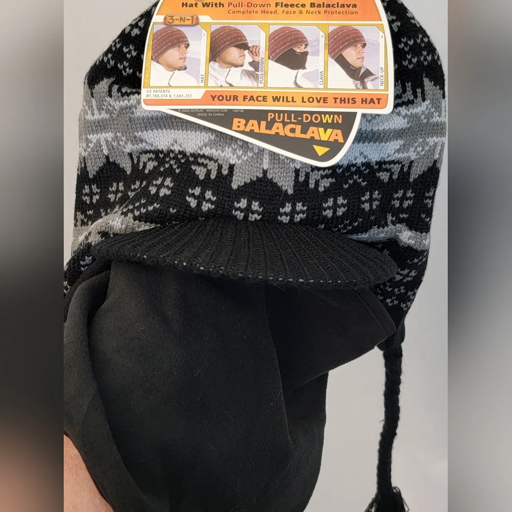 NWT Seirus Innovation 3-n-1 Quick Clava Balaclava One Size